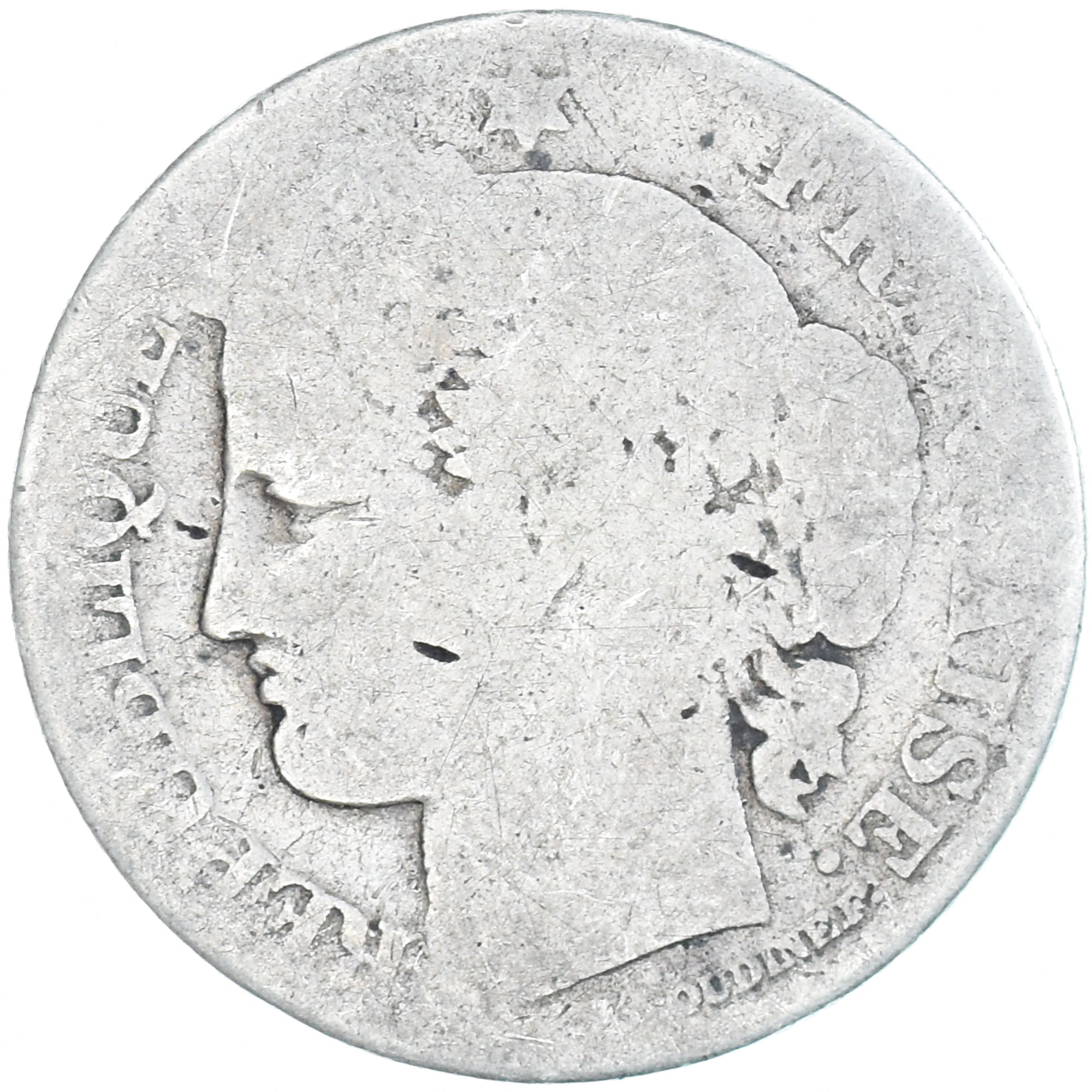 Münze, Frankreich, Cérès, 50 Centimes, Uncertain date, SGE, Silber