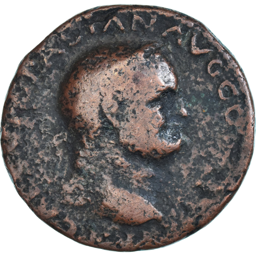 Coin, Vespasian, As, 72, Lugdunum, VF(20-25), Bronze, RIC:1202