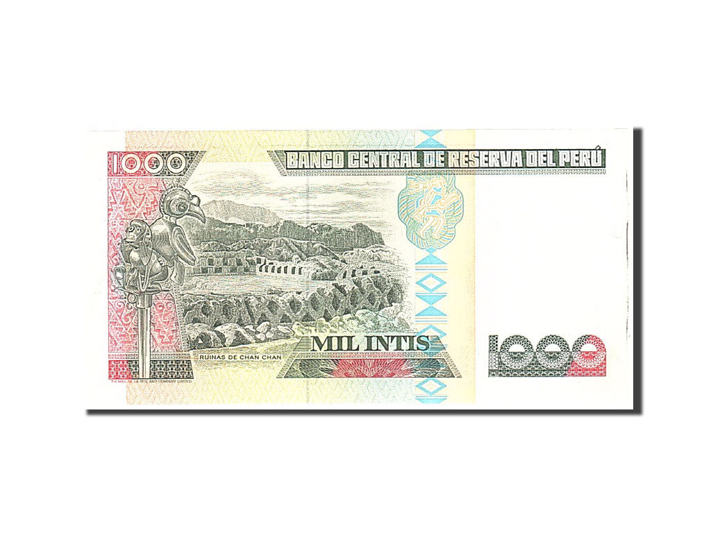 Peru, 1000 Intis, 1986, KM:136a, 1986-03-06, UNC(65-70)
