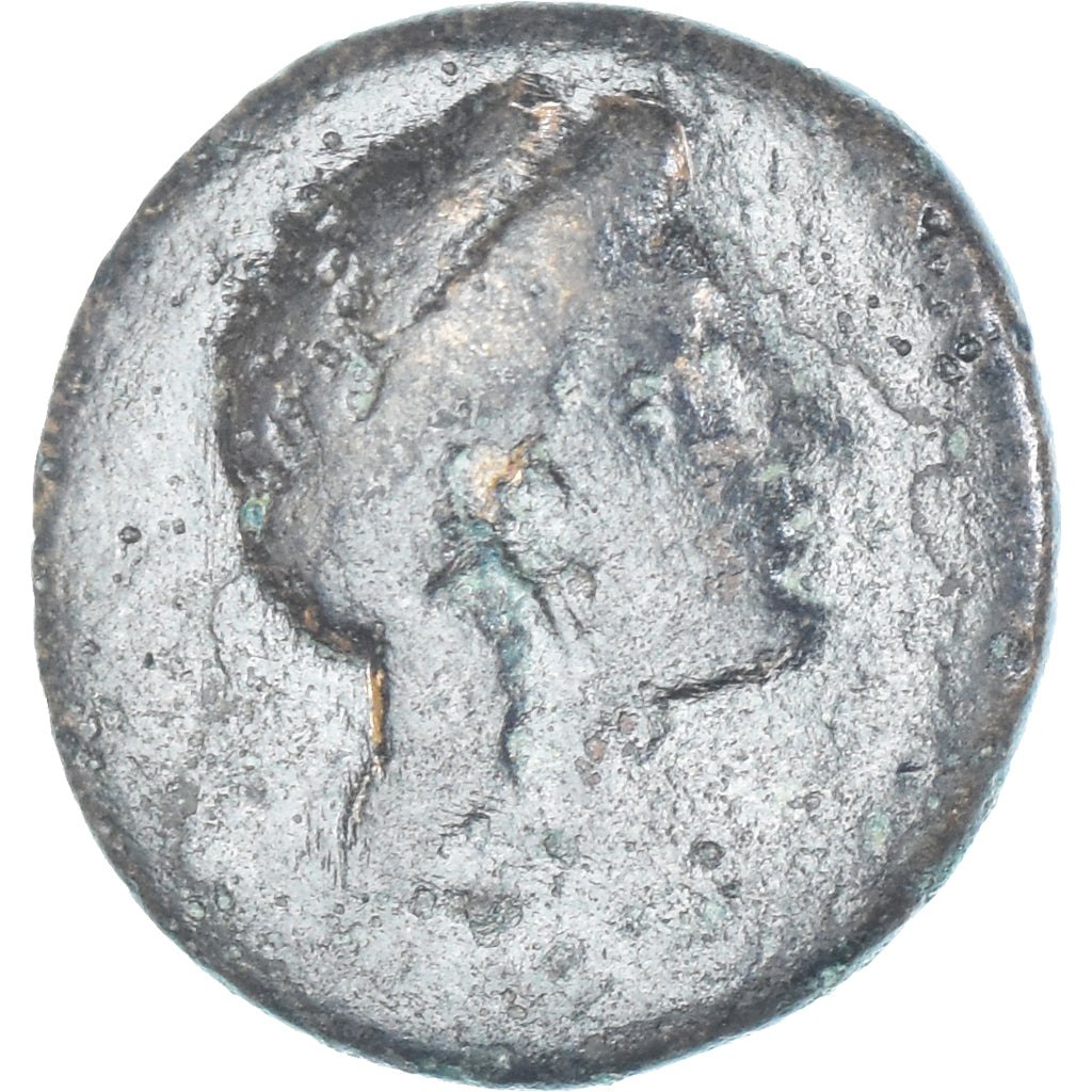Coin, Bruttium, Æ, 351-280 BC, Rhegion, VF(20-25), Bronze, HN Italy:2534-6