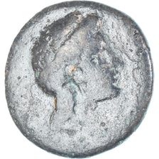 Coin, Bruttium, Æ, 351-280 BC, Rhegion, VF(20-25), Bronze, HN Italy:2534-6