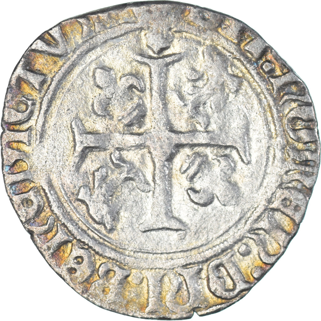 Moeda, França, Louis XII, Douzain du Dauphiné, 1498-1514, Romans, VF(20-25)