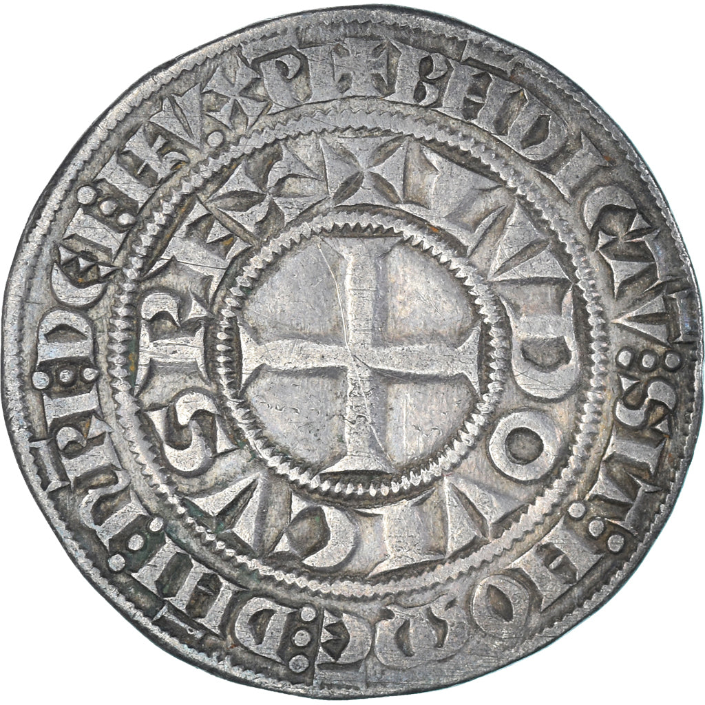 Monnaie, France, Louis IX, Gros Tournois à l'étoile, 1226-1270, TTB, Argent