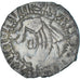 Moneda, Francia, Charles VIII, Liard au dauphin, 1483-1498, BC+, Vellón