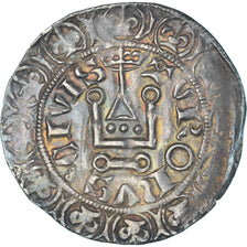 Moeda, França, Jean II le Bon, Gros Tournois, 1350-1364, EF(40-45), Prata