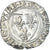 Munten, Frankrijk, Charles VI, Blanc Guénar, 1380-1422, Montpellier, 2nd
