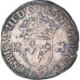Moneda, Francia, Henri III, Douzain aux deux H, 1587, Paris, BC+, Vellón