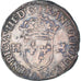 Moneta, Francja, Henri III, Douzain aux deux H, 1587, Paris, VF(30-35), Bilon