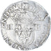 Moneta, Francia, Henri III, 1/4 Ecu, 1582, Nantes, MB+, Argento, Gadoury:494
