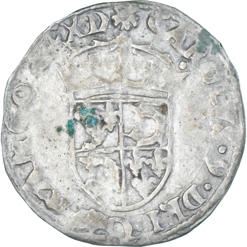 Monnaie, France, Charles IX, Sol parisis du Dauphiné, 1566, Grenoble, TB+