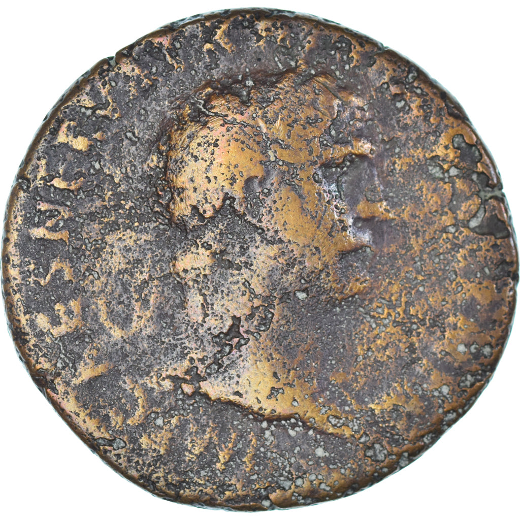 Moeda, Trajan, Sestertius, 98-117, Rome, F(12-15), Bronze