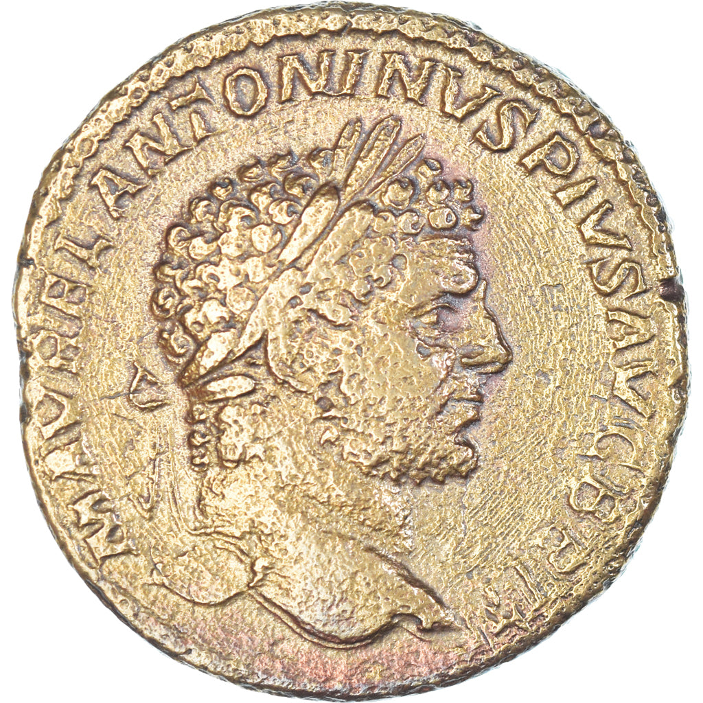 Monnaie, Caracalla, Sesterce, 213, Rome, Rare, TTB+, Bronze, RIC:499A