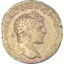 Monnaie, Caracalla, Sesterce, 213, Rome, Rare, TTB+, Bronze, RIC:499A