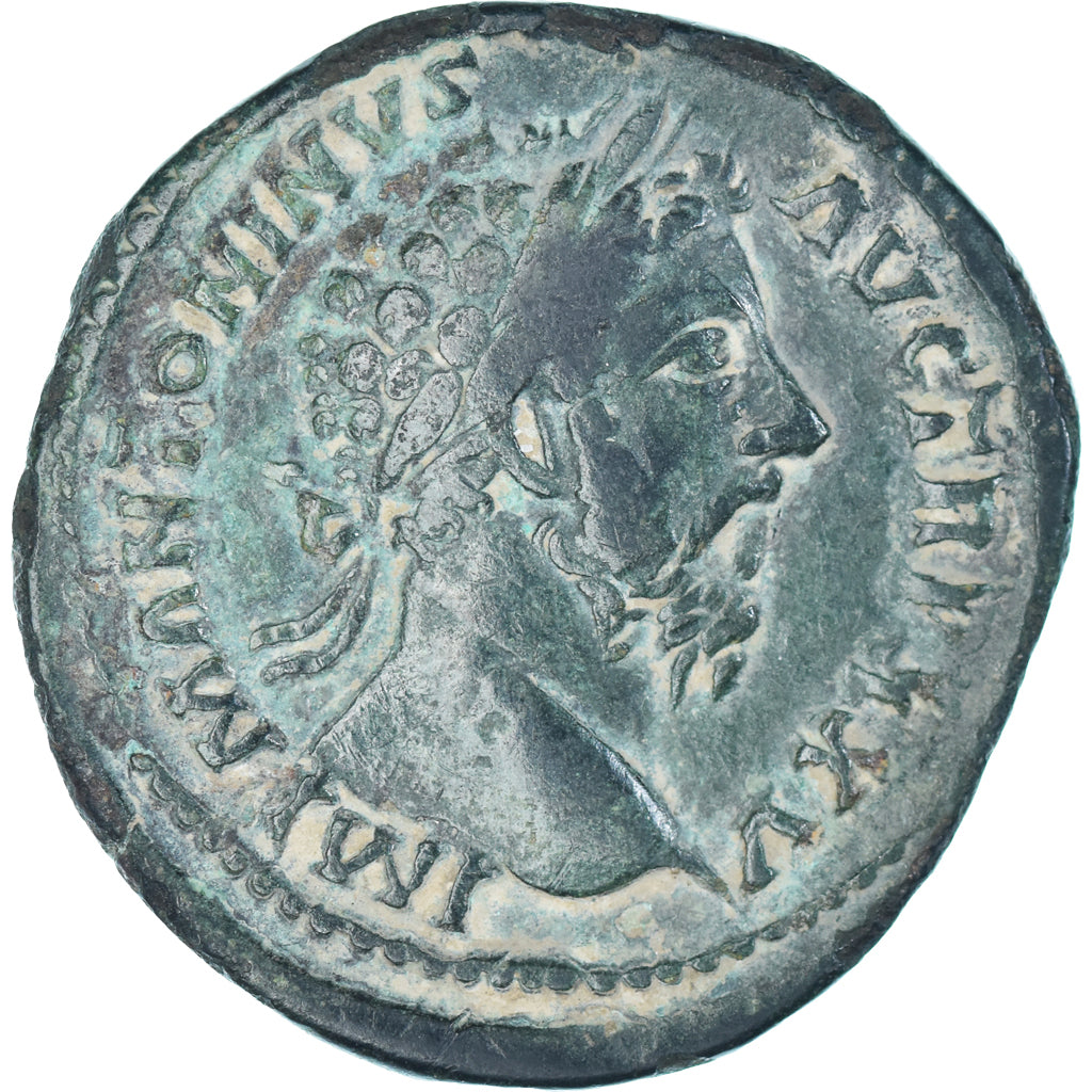 Coin, Marcus Aurelius, Sestertius, 170-171, Rome, EF(40-45), Bronze, RIC:1017