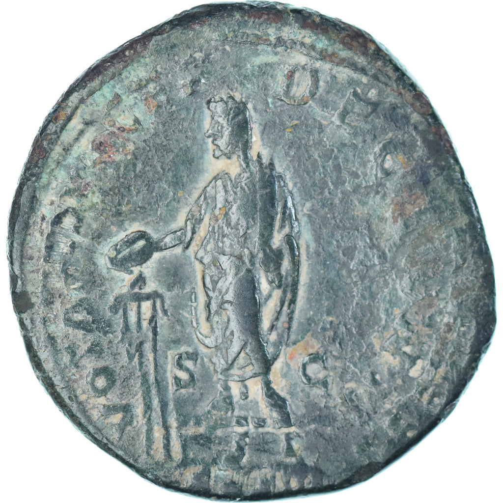 Coin, Marcus Aurelius, Sestertius, 170-171, Rome, EF(40-45), Bronze, RIC:1017