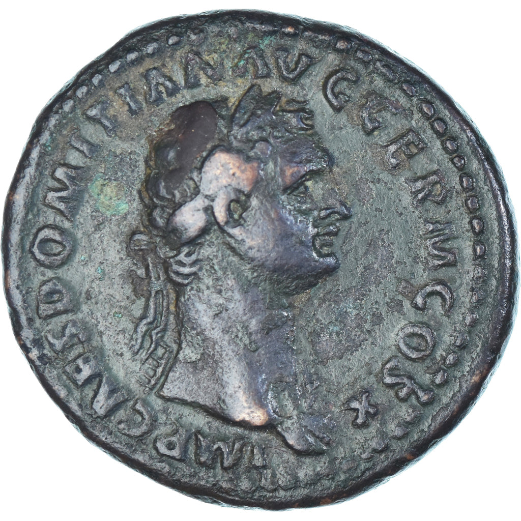Moeda, Domitian, As, 84, Rome, AU(50-53), Bronze, RIC:224