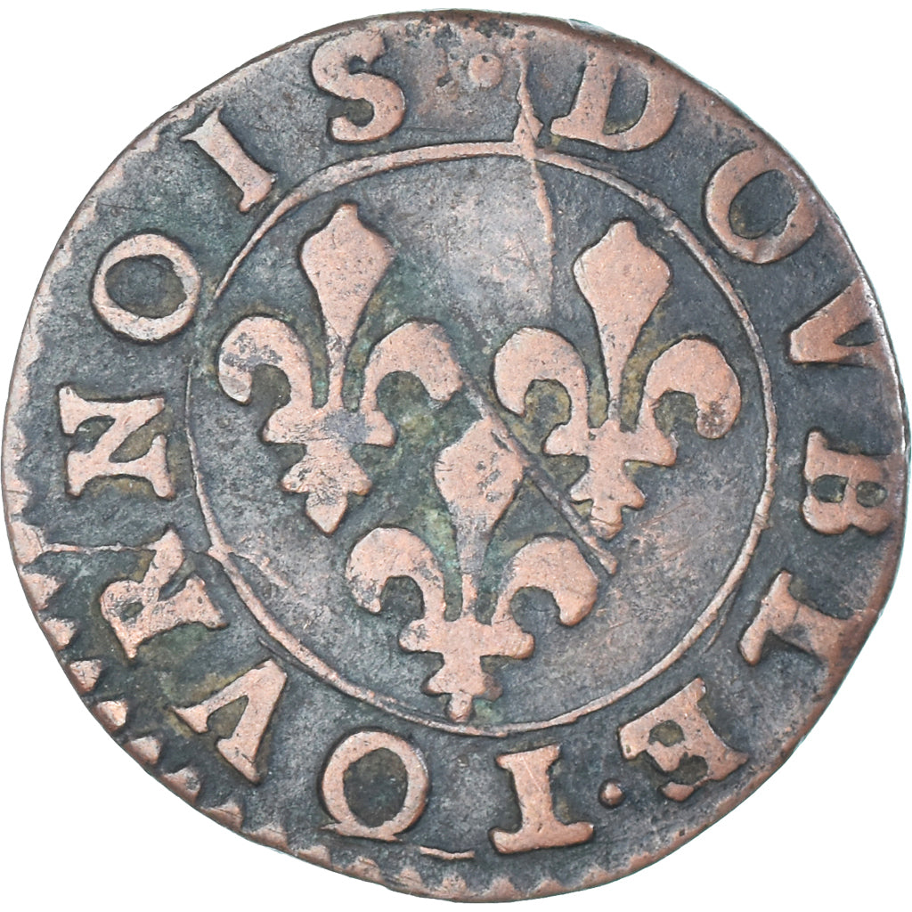 Moneda, Francia, François de Bourbon-Conti, Double Tournois, Château-Regnault