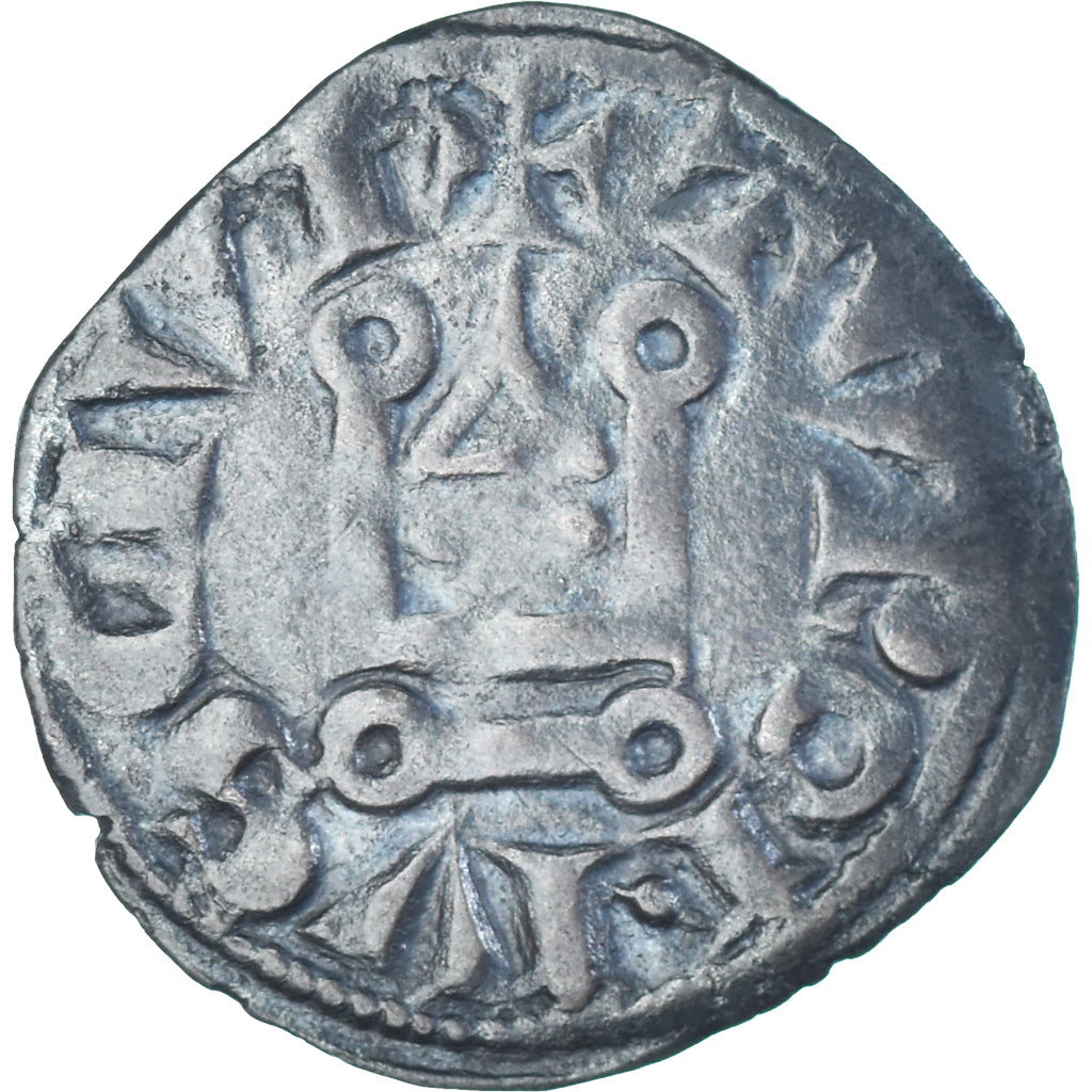 Coin, France, Louis VIII-IX, Denier Tournois, 1226-1270, EF(40-45), Billon