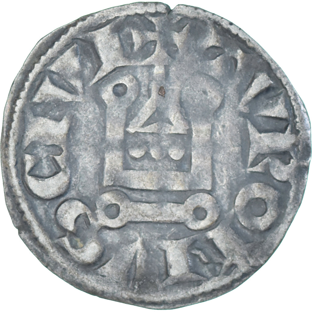 Coin, France, Louis VIII-IX, Denier Tournois, 1226-1270, EF(40-45), Billon