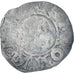 Moeda, França, Charles VI, Denier Tournois, 1380-1422, 2nd Emission, VF(20-25)