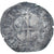 Moneta, Francia, Charles VI, Denier Tournois, 1380-1422, 2nd Emission, MB+