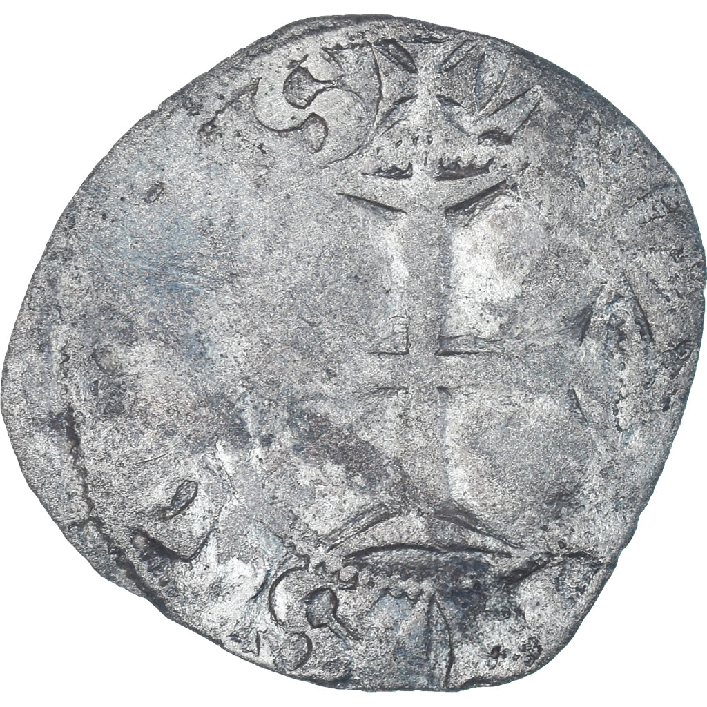 Munten, Frankrijk, Charles VI, Denier Tournois, 1380-1422, 2nd Emission, FR