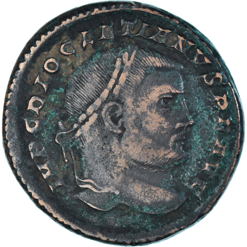 Monnaie, Dioclétien, Follis, 284-305, Rome, TB+, Bronze