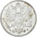 Moneda, Finlandia, Nicholas II, 50 Penniä, 1916, Helsinki, EBC, Plata, KM:2.2