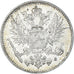 Moeda, Finlândia, Nicholas II, 50 Penniä, 1916, Helsinki, AU(55-58), Prata