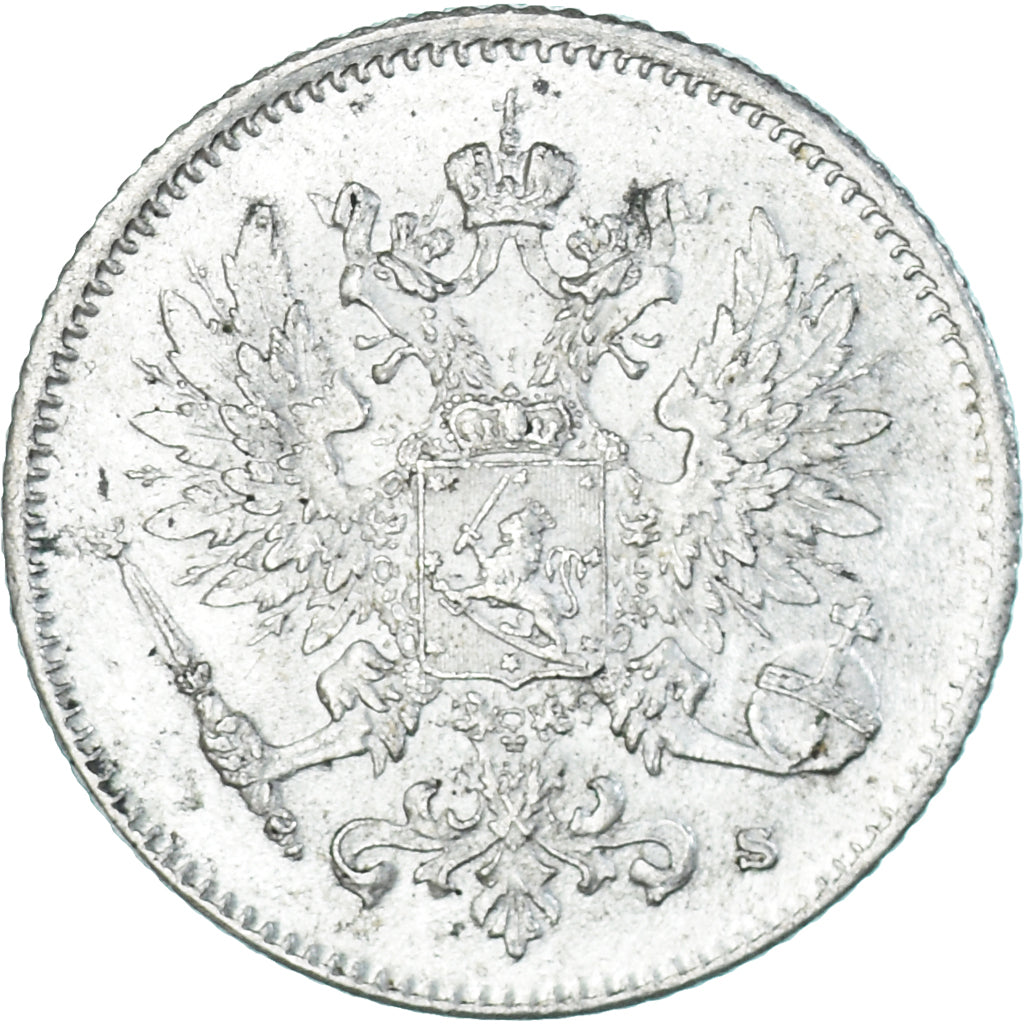Monnaie, Finlande, Nicholas II, 25 Penniä, 1916, Helsinki, SUP, Argent, KM:6.2