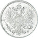 Monnaie, Finlande, Nicholas II, 25 Penniä, 1916, Helsinki, SUP, Argent, KM:6.2