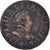 Moneda, Francia, Henri III, Double Tournois, 1582, Paris, BC+, Cobre, CGKL:84