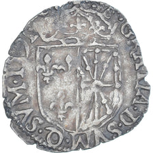 Moneta, Francia, Henri IV, Douzain de Navarre, 1591, Saint-Palais, MB+