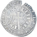 Moneda, Francia, Philippe VI, Gros à la queue, 1328-1350, BC+, Vellón
