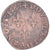 Moneda, Francia, Henri III, Double Tournois, 1586, Poitiers, MBC, Cobre