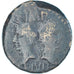 Coin, Augustus & Agrippa, Dupondius, 20-10 BC, Nîmes, VF(20-25), Bronze