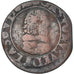 Moneda, Francia, Gaston d'Orléans, Double Tournois, 1636, BC+, Cobre, CGKL:736