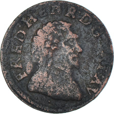 Coin, France, Frédéric-Henri de Nassau, Double Tournois, 1640, VF(20-25)