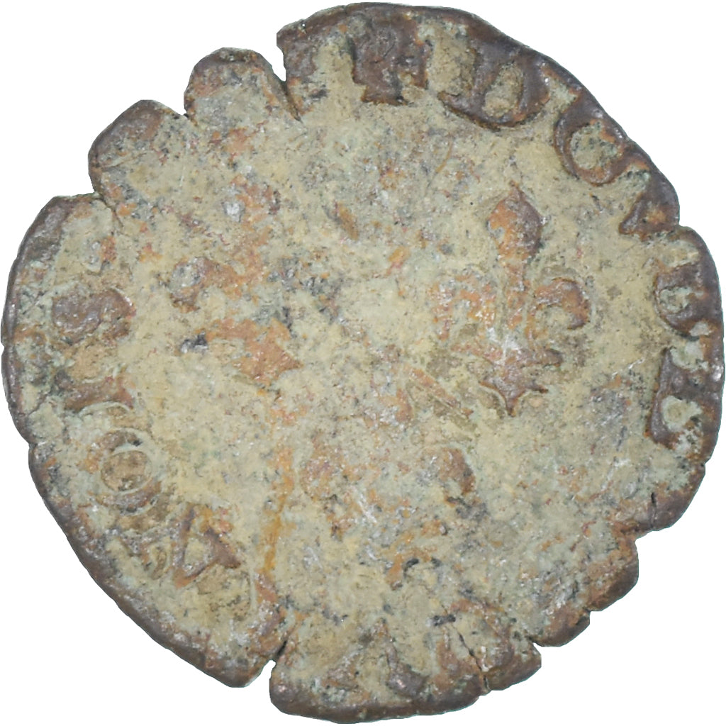 Monnaie, France, François II de Montpensier, Double Tournois, Date incertaine