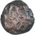 Moneta, Ambiani, Bronze aux loups affrontés, 60-40 BC, VF(30-35), Brązowy