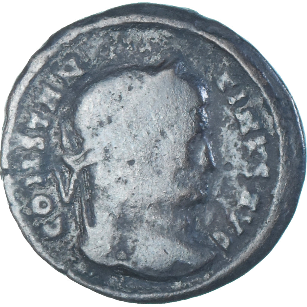 Coin, Constantine I, Follis, 323-324, Lugdunum, VF(20-25), Bronze, RIC:214