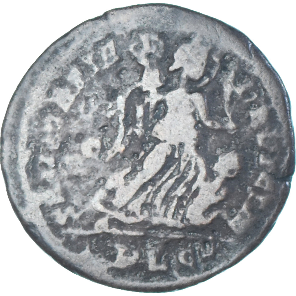 Coin, Constantine I, Follis, 323-324, Lugdunum, VF(20-25), Bronze, RIC:214