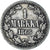 Moeda, Finlândia, Alexander II, Markka, 1866, Helsinki, VF(30-35), Prata