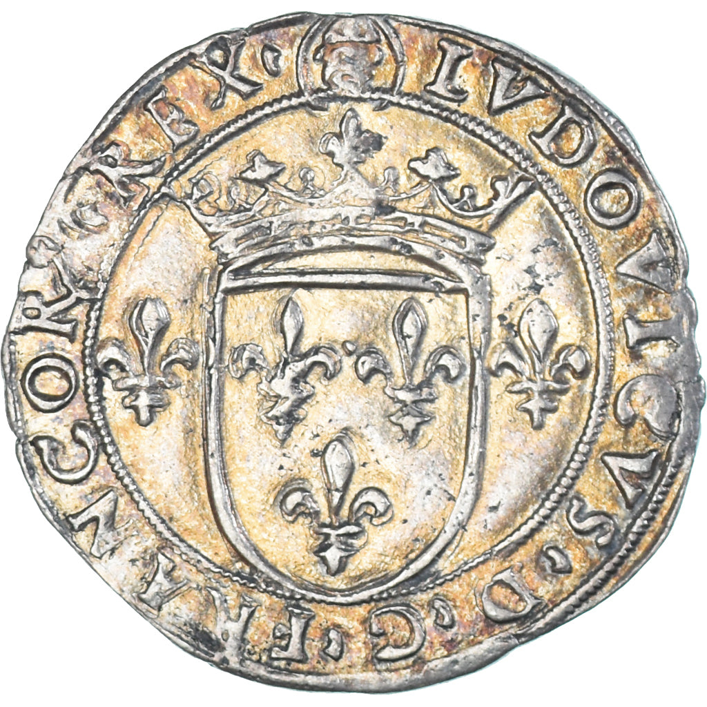 Coin, France, Louis XII, Grosso da 6 Soldi, 1498-1514, Mediolanum, AU(50-53)