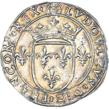 Coin, France, Louis XII, Grosso da 6 Soldi, 1498-1514, Mediolanum, AU(50-53)