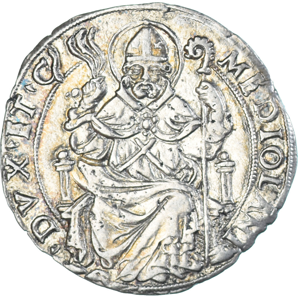 Coin, France, Louis XII, Grosso da 6 Soldi, 1498-1514, Mediolanum, AU(50-53)