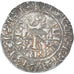 Munten, Frankrijk, Karel V, Blanc au K, 1364-1380, Poitiers, ZF+, Zilver