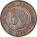 Münze, Frankreich, Cérès, 5 Centimes, 1883, Paris, VZ, Bronze, KM:821.1