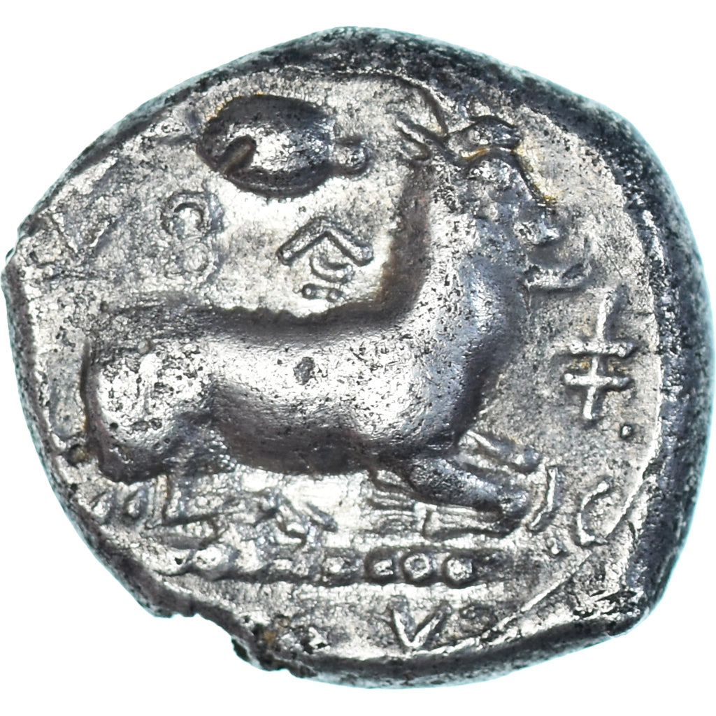 Coin, Cyprus, Evagoras Ist, Stater, 411-374/3 BC, Salamis, EF(40-45), Silver