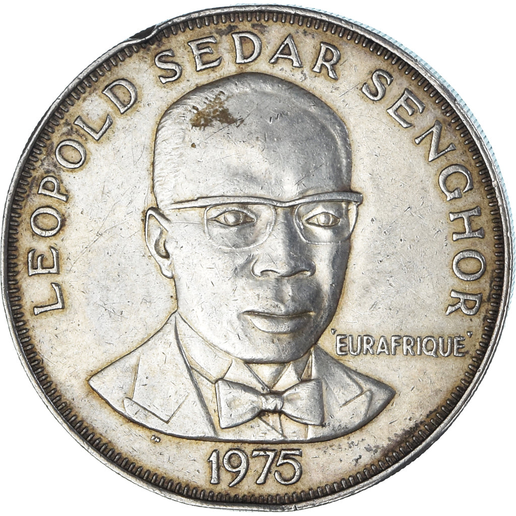 Moneta, Senegal, Eurafrique, 150 Francs, 1975, Léopold Sédar Senghor, SPL